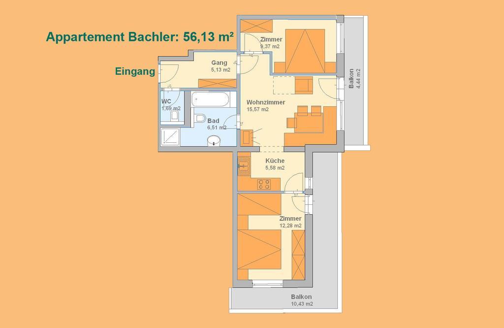 Sonnseitn Appartements Fügen Exteriér fotografie